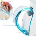 Juego de jarra de agua de vidrio borosilicato transparente lila